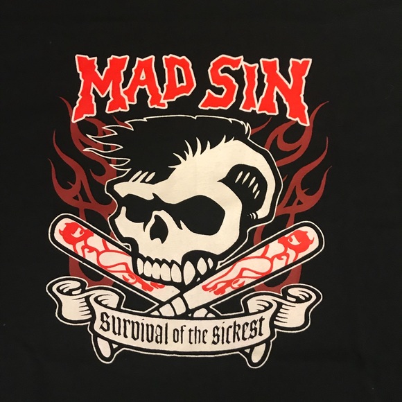 Other - Psychobilly Band ‘Mad Sin’ Punk T Shirt